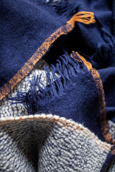Detail of the woven Haika throw