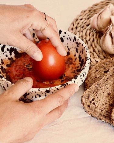 Plato rallador de cerámica