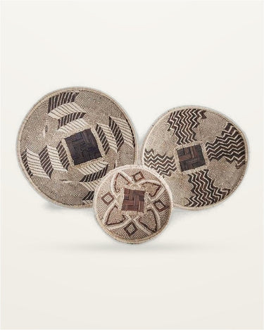 Cesta Plateau africana decorativa tejida a mano