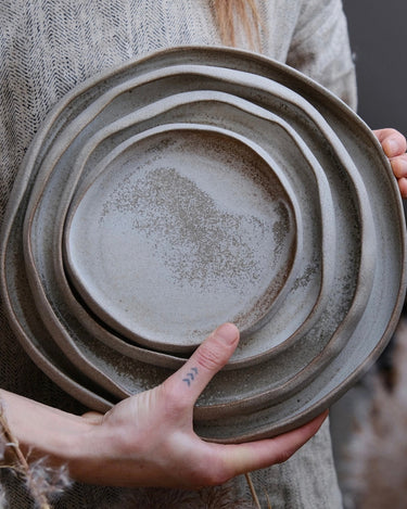 Platos de cerámica artesanal