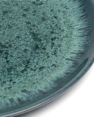 Blue Portuguese ceramic salad plates - Set of 6 by Bazar Bizar, detail view