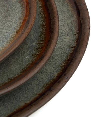 Portuguese ceramic salad plates - Set of 6 by Bazar Bizar