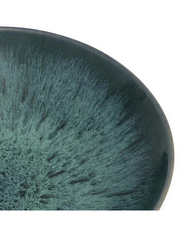 Set of 4 blue Portuguese ceramic soup plates by Bazar Bizar