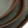 Set of 4 Portuguese ceramic dinner plates by Bazar Bizar