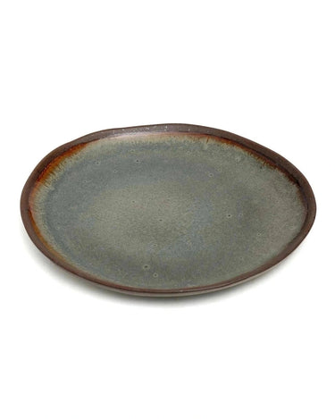 Set of 4 Portuguese ceramic dinner plates by Bazar Bizar