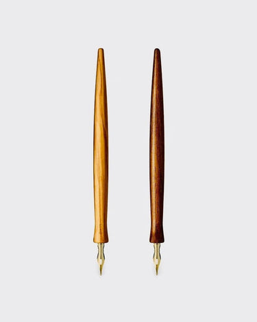 Pluma de escritura Curve de roble macizo