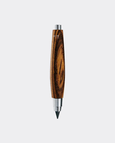 Portaminas de dibujo de madera de zebrano