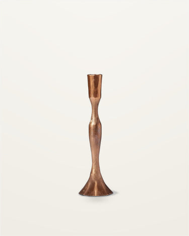 Portavelas SATNA de hierro cobrizo 27 cm Dareels
