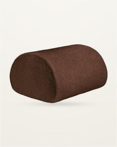Puf Rouli de bouclé marrón