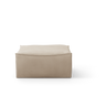 Puf cuadrado Catena S500 de lino natural 95 cm en Matuta Home - imagen 1