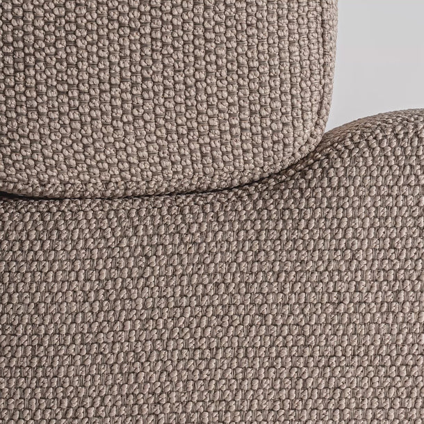 Tumbona de madera de teca reciclada polipropileno beige de Vical, imagen 10