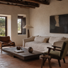 Proyecto de interiorismo de una estancia para un salón de casa de playa