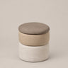 Puf pequeño beige de Broste Copenhagen