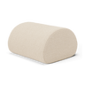 Puf Rouli de bouclé blanco roto en Matuta Home - imagen 1