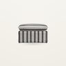 Puf Nomad Hocker a rayas con funda desmontable HK Living