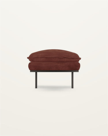 Puff retro Hocker de terciopelo Magnolia HK Living