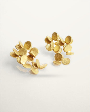 Pendientes grandes dorados Arai Joidart