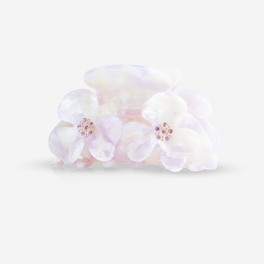 Pinza de pelo con flor decorativa