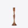 Portavelas SATNA de hierro cobrizo 27 cm Dareels