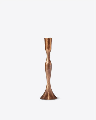 Portavelas SATNA de hierro cobrizo 27 cm Dareels