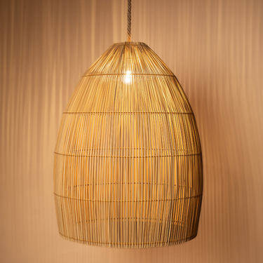 Seagrass pendant lighting