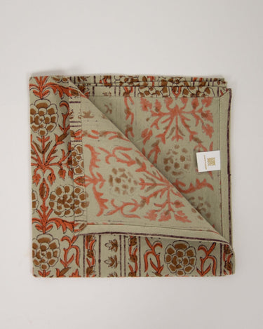 Servilleta Lucien de algodón estampado a mano