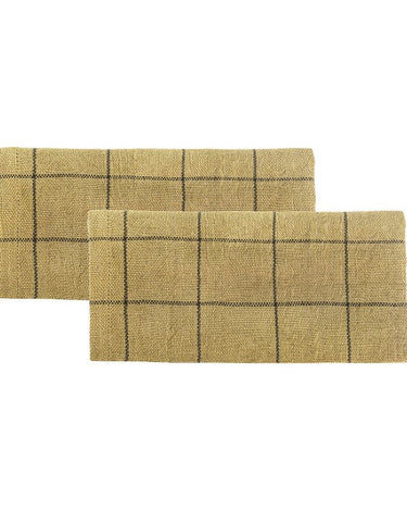 Servilletas Miso Grano de algodón vistas dobladas