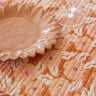 Manteles individuales reversibles de algodón block print Bonheur du Jour