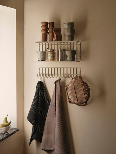 Set de dos paños de cocina de algodón reciclado de Broste Copenhagen, vista 3