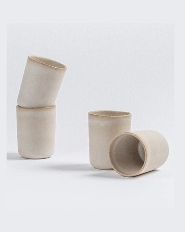 Set de seis vasos de cerámica Sand Storm