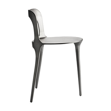 Otra perspectiva de silla de aluminio reciclado gris de Tine K Home