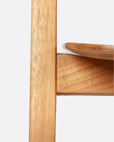Silla ARC de teca natural 56 × 57 × 76 cm — detalle 4