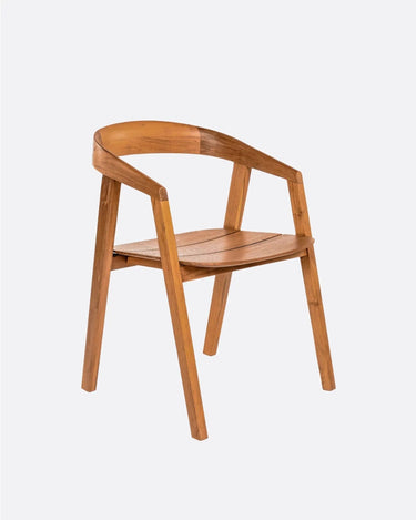 Silla ARC de teca natural 56 × 57 × 76 cm — detalle 9