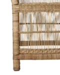 Silla artesanal de ratán natural para interior