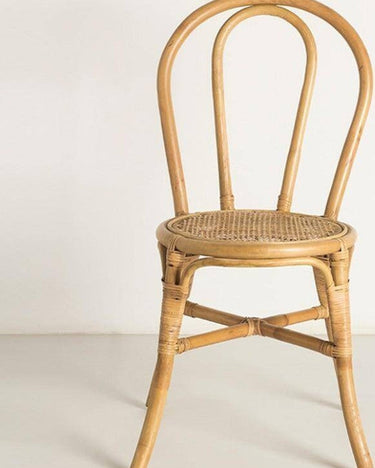 Silla de cocina de ratán estilo bistró