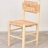 Silla Cantalar de chopo con asiento y respaldo de enea