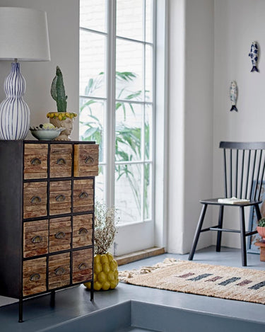 Silla de comedor de pino negro de Creative Collection