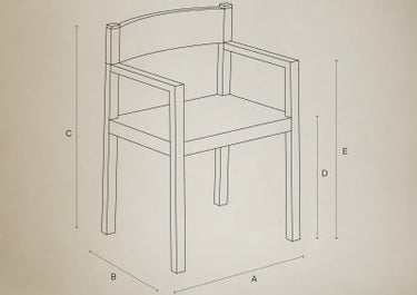 Silla CORA de teca reciclada y cuerda de papel 52 × 56 × 77 cm — detalle 8