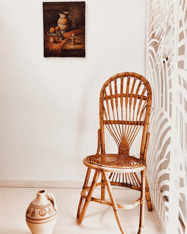vintage bamboo chair