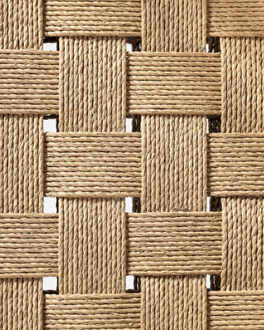 Silla de comedor CORA de teca y cuerda de papel — detalle 4