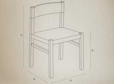 Silla de comedor CORA de teca y cuerda de papel — detalle 9