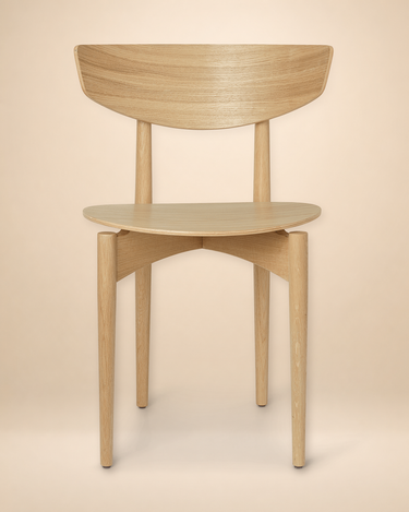 Silla de comedor de roble