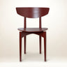 Silla de comedor Herman marrón rojizo
