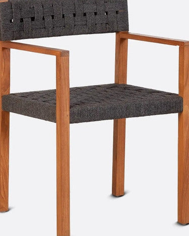 Silla exterior en detalle