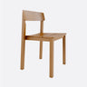 Silla exterior RAWI WA apilable de teca natural Dareels