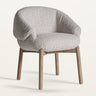 Silla de olmo marrón poliéster beige de Vical