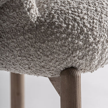 Silla de olmo marrón poliéster beige de Vical, imagen 6
