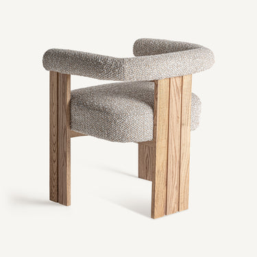 Silla de poliéster gris jaspeado roble de Vical, imagen 4