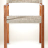 Silla exterior Dareels de teca y cuerda