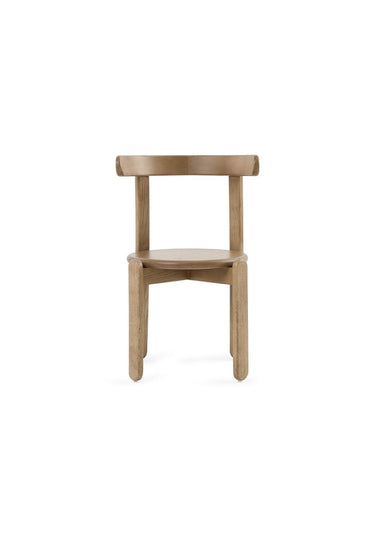 volumen y estructura de silla de fresno natural de Gabrielle Paris